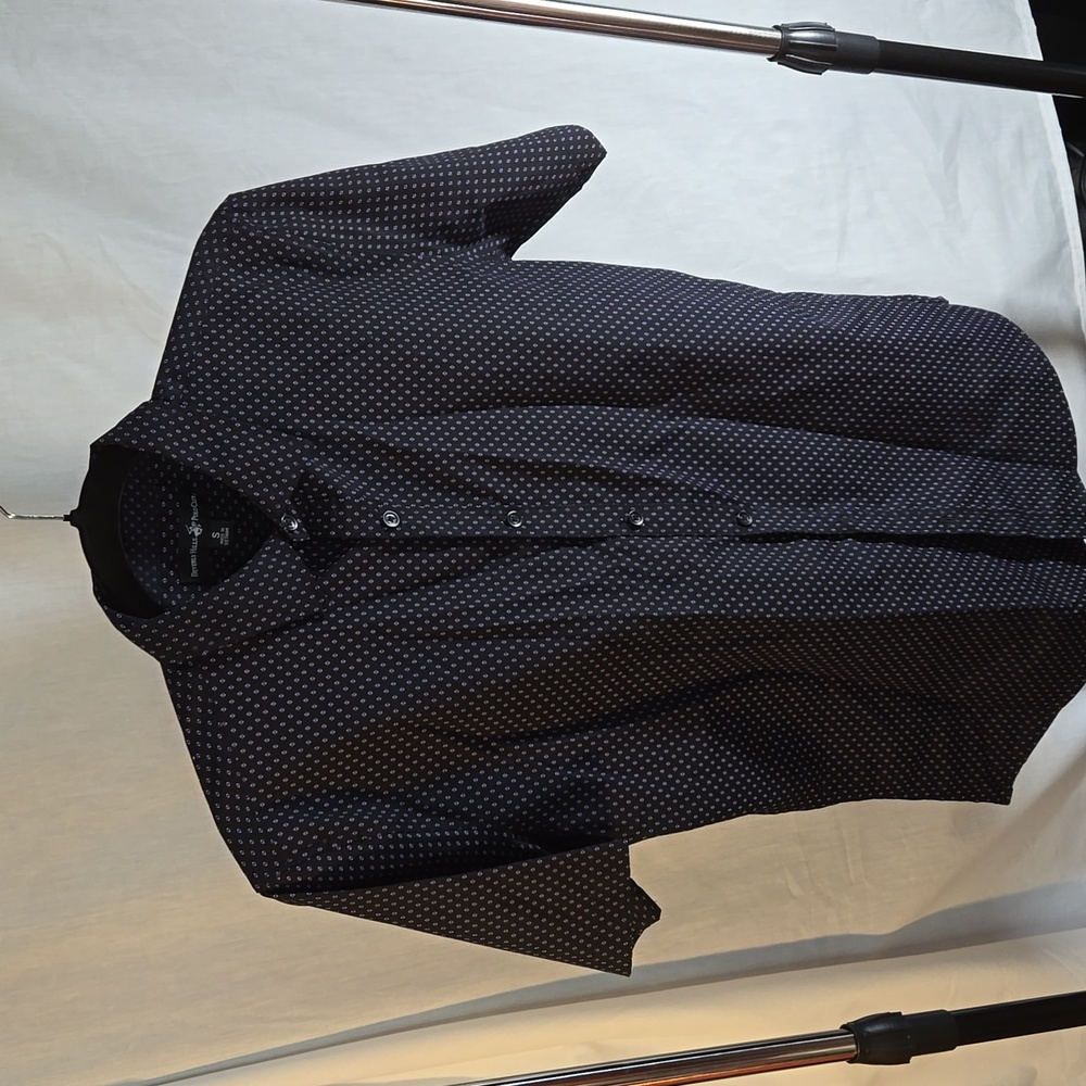 Beverly Hills Polo Club, Men's Size S, Black and Purple, Button Down